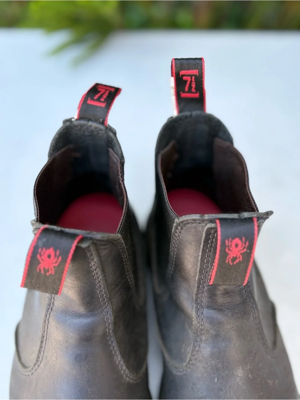 Redback UBBK Easy Escape Bobcat Black Oil Kipt Soft Toe Work Boots Men Size 8.5 - Picture 6 of 7